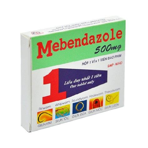 mebendazole 500 mg single dose